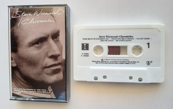 STEVE WINWOOD (Spencer Davis Group, Traffic) - "Chronicles" (Best) - Cassette Tape (1987) [HX-Pro] [RCV] - Mint